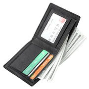 Men's Minimalist Ultra-Thin Wallet - Multi-Slot Leather Design