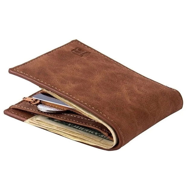 Men's Wallet Compact Leather