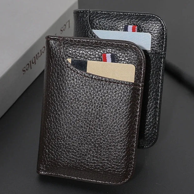 Super Slim Leather Credit Card Holder