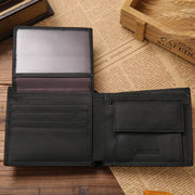 Premium Men's Leather Bifold Wallet