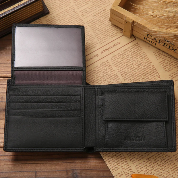 Premium Men's Leather Bifold Wallet