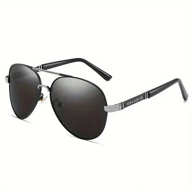 Men's Polarized Metal Frame Sunglasses