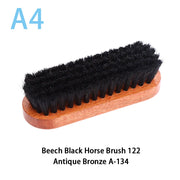 Leather Shoe Care Brush - Horsehair Polishing