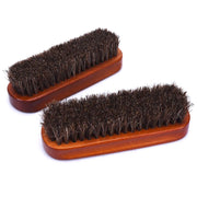 Horsehair Shoe Cleaning Brush - Detailing Tool for Polished Shine