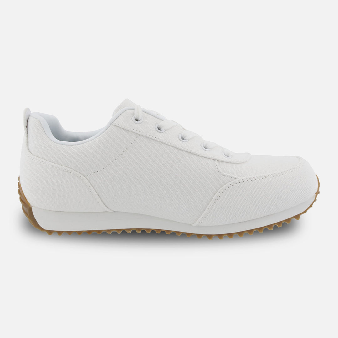 Women's Balmoral Lace Up Canvas - White