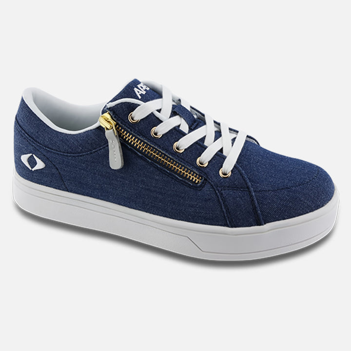 Women's Blutcher Canvas Zip - Navy