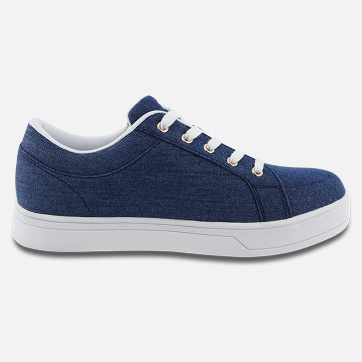 Women's Blutcher Canvas Zip - Navy