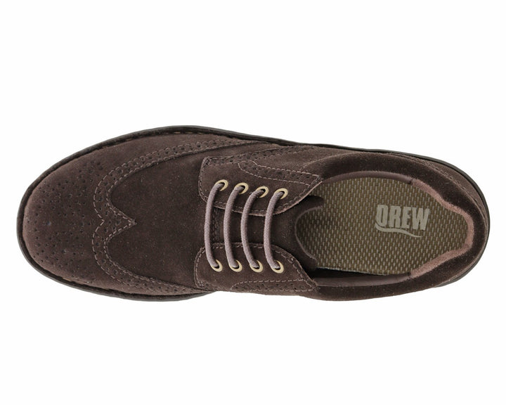 DELAWARE Brown Suede Leather