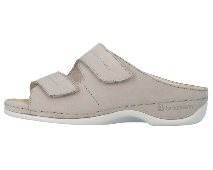 DARIA Light Grey Nubuck Leather