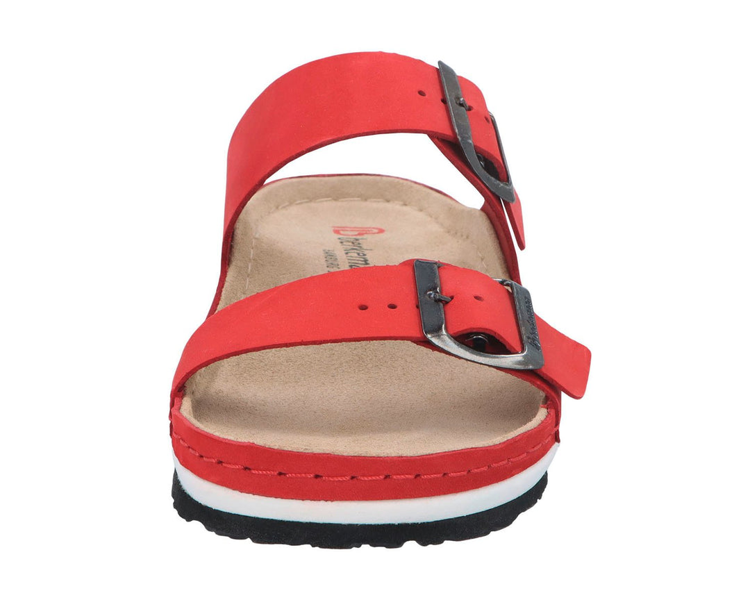 BELINA Red Nubuck Leather