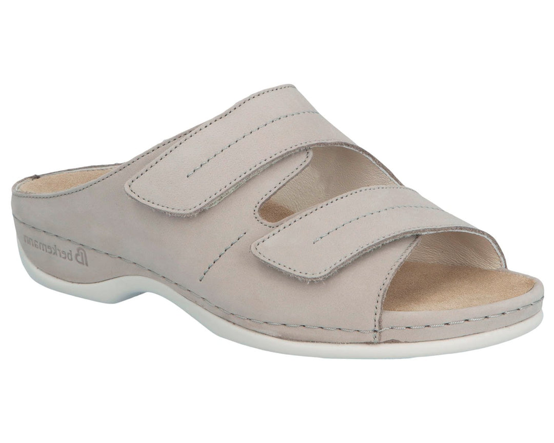 DARIA Light Grey Nubuck Leather