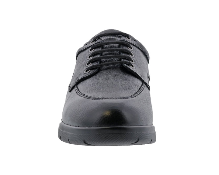 WALKER II Black Pebbled Leather