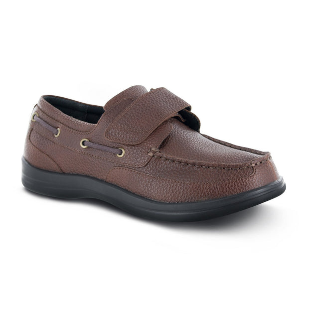 VENTURE CLASSIC STRAP BOAT SHOE - BROWN - A2100