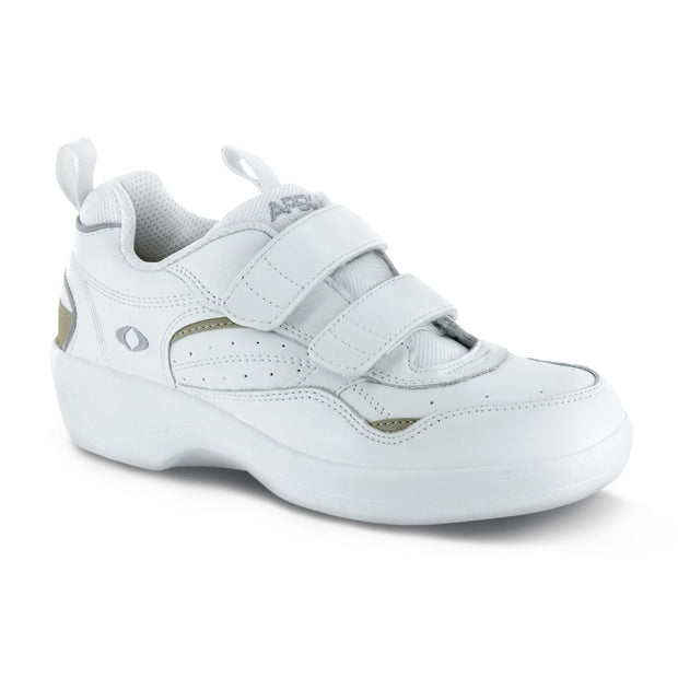 WOMEN'S DOUBLE STRAP ACTIVE WALKERS - BIOMECHANICAL WHITE - G8210