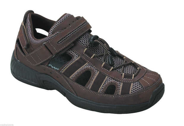 Clearwater Othrofeet - Men's Two-Way Strap Sandal Brown - DIABETIC SHOES - 573