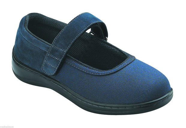 Springfield Blue Velcro - Orthofeet -  Casual - Lyrica Diabetic Shoes  - 826