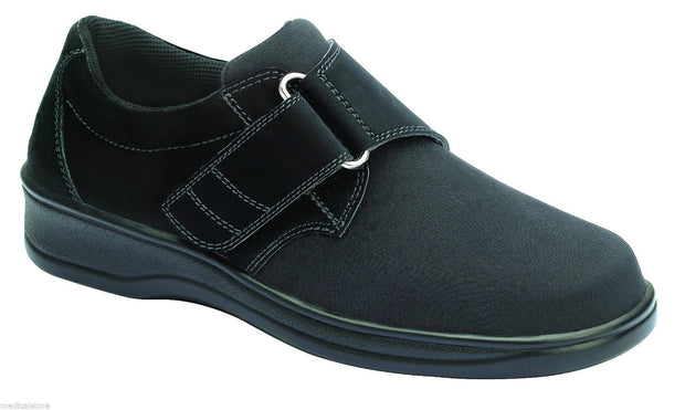 Wichita Black Velcro - Orthofeet -  Casual - Lyrica Diabetic Shoes  - 825